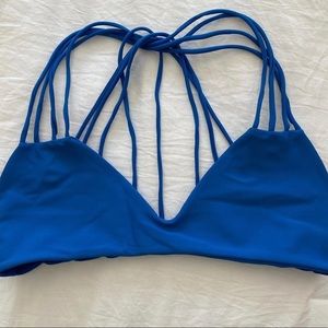 Mikoh Blue Bathing Suit Top